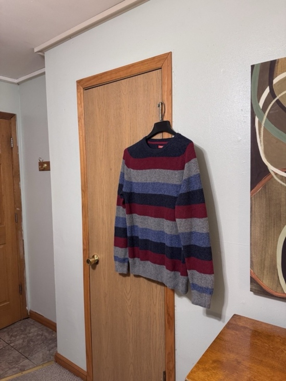 IZOD XXL Multi-Color w/Stripes 100% Cotton Long Sleeve Pullover Sweater - EUC